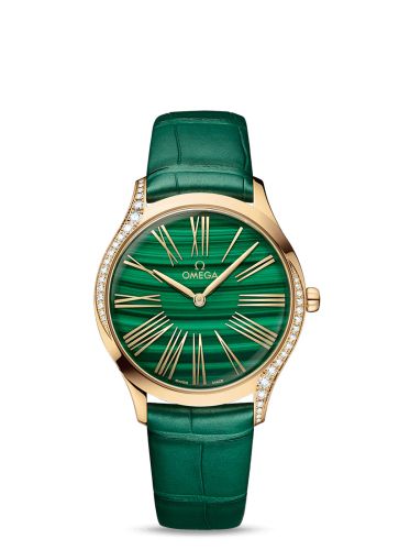Omega De Ville Trésor 36 Moonshine Gold / Malachite 428.58.36.60.99.001