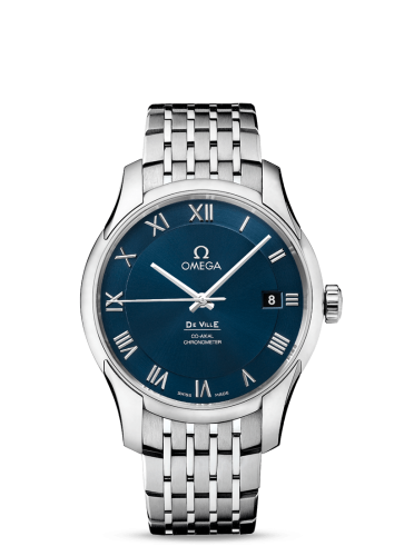 Omega De Ville Co-Axial 41 Stainless Steel / Blue / Bracelet 431.10.41.21.03.001
