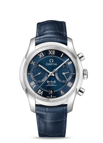 Omega De Ville Co-Axial 42 Chronograph Stainless Steel / Blue 431.13.42.51.03.001