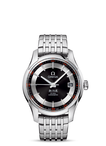 Omega De Ville Hour Vision Co-Axial Stainless Steel / Black / Bracelet 431.30.41.21.01.001