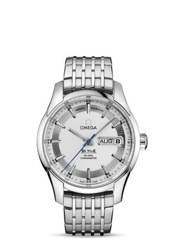 Omega De Ville Hour Vision Co-Axial Annual Calendar Stainless Steel / Silver / Bracelet 431.30.41.22.02.001