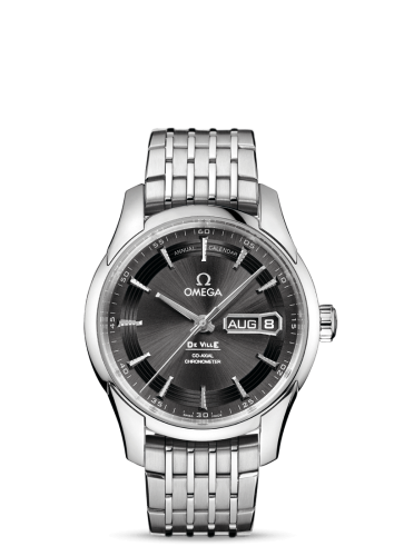 Omega De Ville Hour Vision Co-Axial Annual Calendar Stainless Steel / Slate / Bracelet 431.30.41.22.06.001