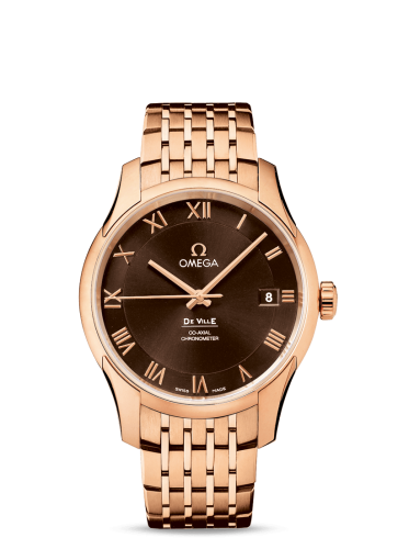 Omega De Ville Co-Axial 41 Red Gold / Brown / Bracelet 431.50.41.21.13.001