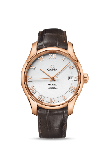 Omega De Ville Co-Axial 41 Red Gold / Silver Diamond 431.53.41.21.52.001