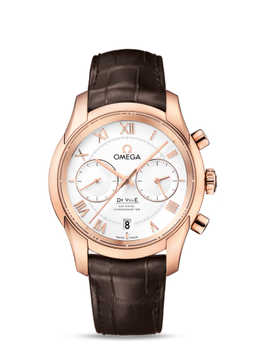 Omega De Ville Co-Axial 42 Chronograph Red Gold / Silver 431.53.42.51.02.001