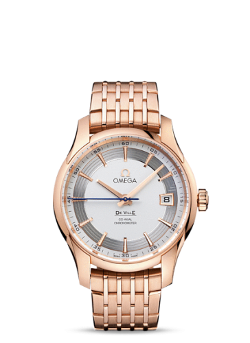 Omega De Ville Hour Vision Co-Axial Red Gold / Silver / Bracelet 431.60.41.21.02.001