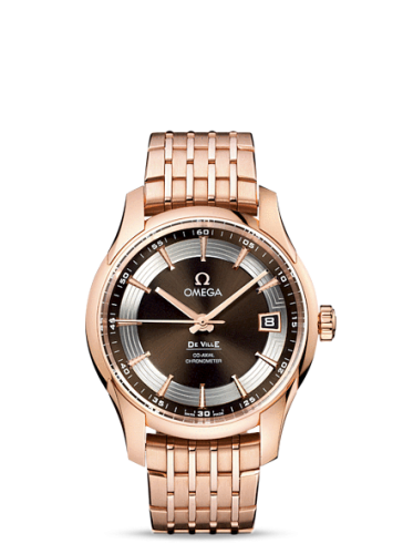 Omega De Ville Hour Vision Co-Axial Red Gold / Brown / Bracelet 431.60.41.21.13.001