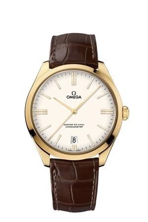 Omega De Ville Trésor Master Co-Axial Yellow Gold / Ivory Enamel Diamond 432.53.40.21.59.001