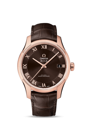Omega De Ville Hour Vision Master Chronometer Sedna Gold / Brown 433.53.41.21.13.001