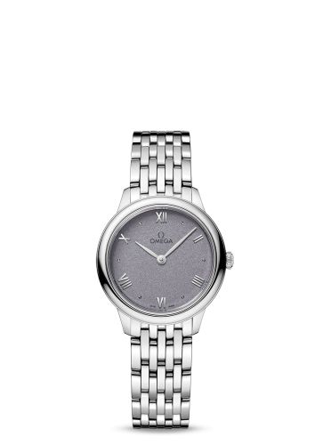 Omega De Ville Quartz 27.5 Stainless Steel / Lavender / Bracelet 434.10.28.60.03.001