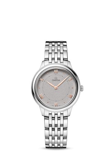 Omega De Ville Quartz 30 Stainless Steel / Grey / Bracelet 434.10.30.60.06.001