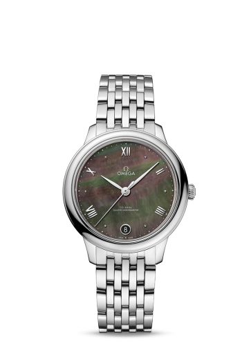 Omega De Ville Master Chronometer 34 Stainless Steel / Brown MOP / Bracelet 434.10.34.20.07.001