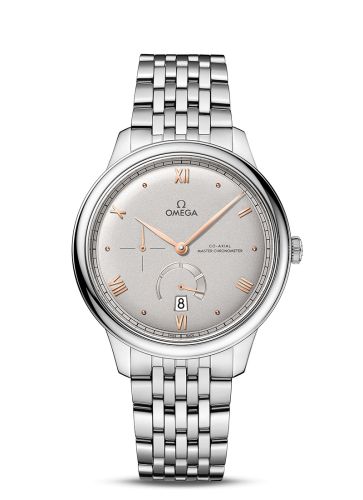 Omega De Ville Power Reserve Master Chronometer Stainless Steel / Silver / Bracelet 434.10.41.21.06.001