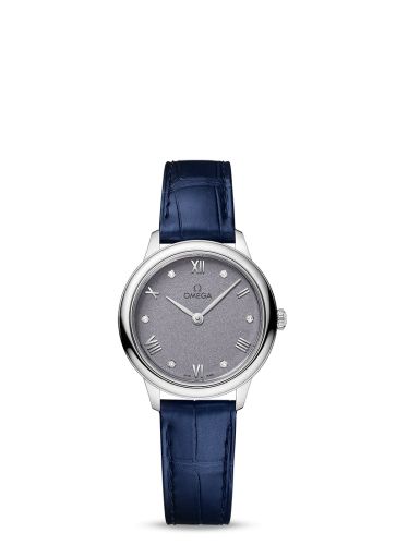 Omega De Ville Quartz 27.5 Stainless Steel / Lavender - Diamond 434.13.28.60.53.001