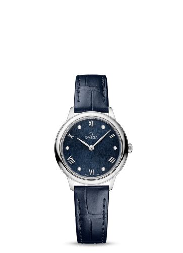 Omega De Ville Quartz 27.5 Stainless Steel / Blue - Diamond 434.13.28.60.53.002