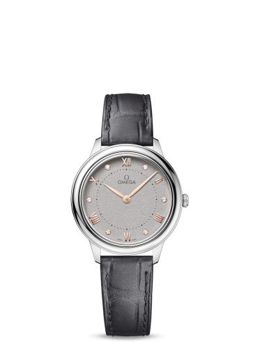Omega De Ville Quartz 30 Stainless Steel / Grey - Diamond 434.13.30.60.56.001