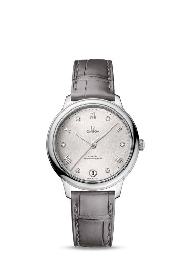 Omega De Ville Master Chronometer 34 Stainless Steel / Silver - Diamond / Bracelet 434.13.34.20.52.001