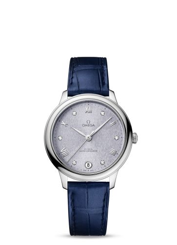 Omega De Ville Master Chronometer 34 Stainless Steel / Lavender - Diamond 434.13.34.20.53.001