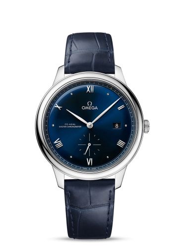 Omega De Ville Small Seconds Master Chronometer Stainless Steel / Blue 434.13.41.20.03.001