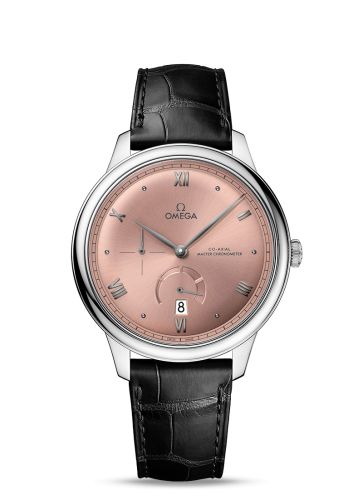 Omega De Ville Power Reserve Master Chronometer Stainless Steel / Salmon 434.13.41.21.10.001
