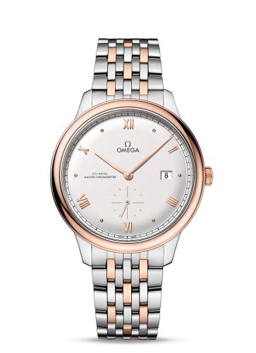Omega De Ville Small Seconds Master Chronometer Stainless Steel - Sedna Gold / Silver / Bracelet 434.20.41.20.02.001