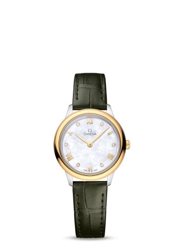 Omega De Ville Quartz 27.5 Stainless Steel - Yellow Gold / MOP - Diamond 434.23.28.60.55.001