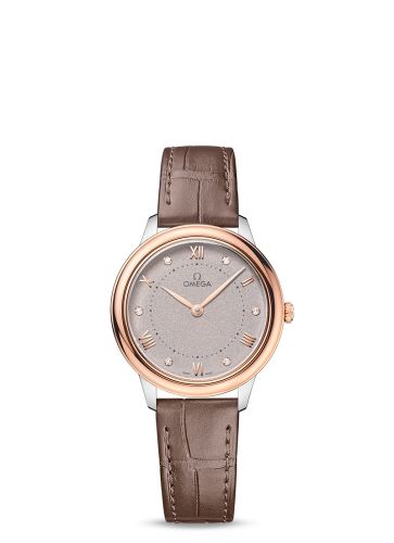 Omega De Ville Quartz 30 Stainless Steel - Sedna Gold / Grey 434.23.30.60.52.001