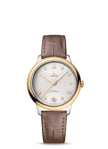 Omega De Ville Master Chronometer 34 Stainless Steel - Yellow Gold / Silver - Diamond 434.23.34.20.52.002