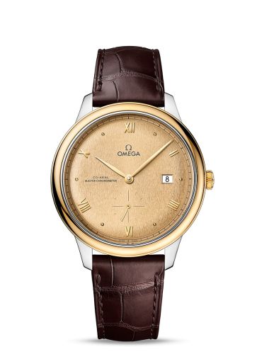 Omega De Ville Small Seconds Master Chronometer Stainless Steel - Yellow Gold / Champagne 434.23.41.20.08.001