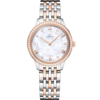 Omega De Ville Quartz 30 Stainless Steel - Sedna Gold - Diamond / MOP - Diamond 434.25.30.60.55.001