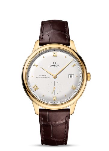 Omega De Ville Small Seconds Master Chronometer Yellow Gold / Silver 434.53.41.20.02.001