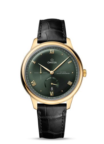 Omega De Ville Power Reserve Master Chronometer Yellow Gold / Green 434.53.41.21.10.001
