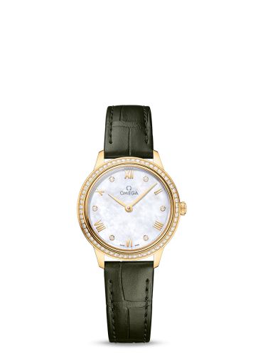 Omega De Ville Quartz 27.5 Yellow Gold - Diamond / MOP - Diamond 434.58.28.60.55.002