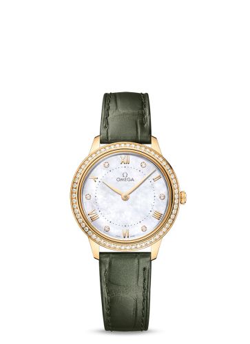 Omega De Ville Quartz 30 Yellow Gold - Diamond / MOP - Diamond 434.58.30.60.55.002