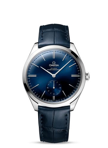 Omega De Ville Trésor Master Chronometer Small Second Stainless Steel / Blue 435.13.40.21.03.002