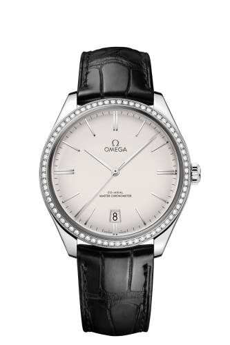 Omega De Ville Trésor Master Chronometer Stainless Steel / Diamond / Silver 435.18.40.21.02.001