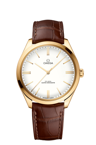 Omega De Ville Trésor Master Chronometer Yellow Gold / White Enamel 435.53.40.21.09.001
