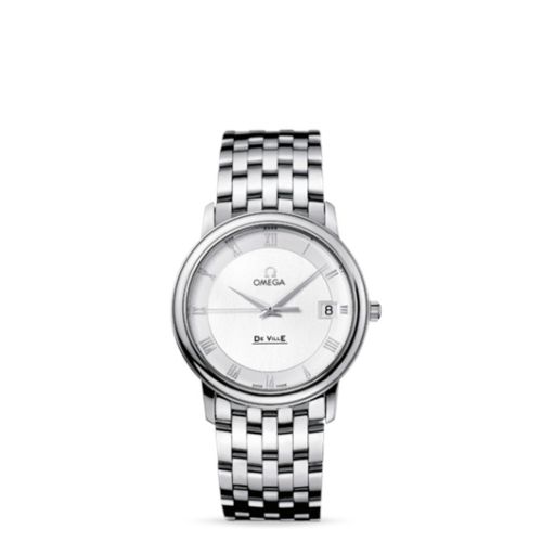 Omega De Ville Prestige Quartz 34.4 Stainless Steel / Silver / Bracelet 4510.33.00