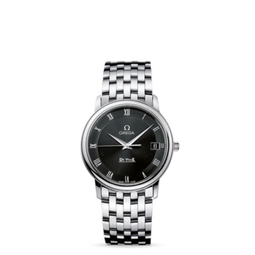 Omega De Ville Prestige Quartz 34.4 Stainless Steel / Black / Bracelet 4510.52.00