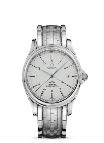 Omega De Ville Co-Axial 38.7 GMT Stainless Steel / Silver / Bracelet 4533.31.00