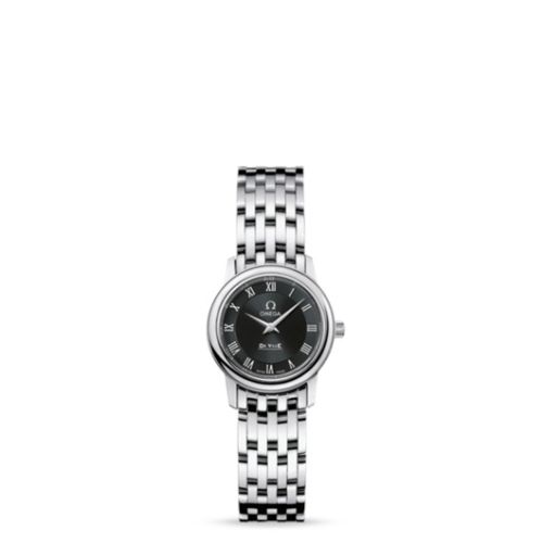 Omega De Ville Prestige Quartz 22 Stainless Steel / Black / Bracelet 4570.52.00
