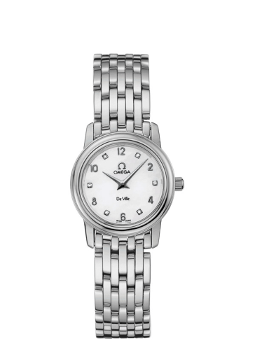 Omega De Ville Prestige Quartz 22 Stainless Steel / White / Bracelet 4570.75.00