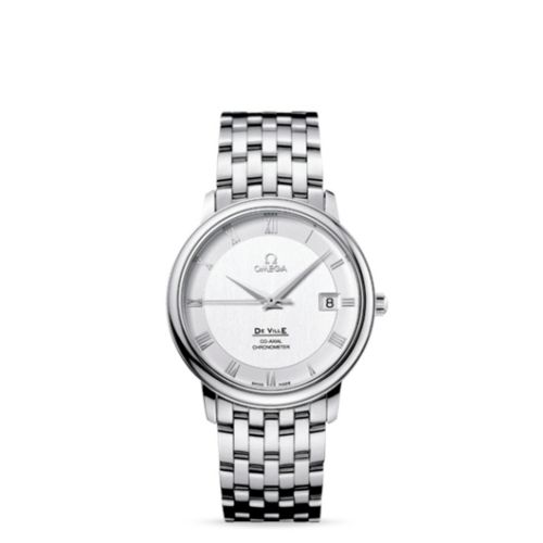 Omega De Ville Prestige Co-Axial 36.5 Stainless Steel / Silver / Bracelet 4574.31.01