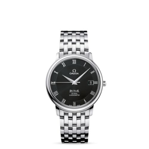 Omega De Ville Prestige Co-Axial 36.5 Stainless Steel / Black / Bracelet 4574.50.00