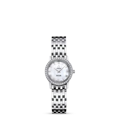 Omega De Ville Prestige Quartz 22 Stainless Steel / Diamond / MOP / Bracelet 4575.71.00