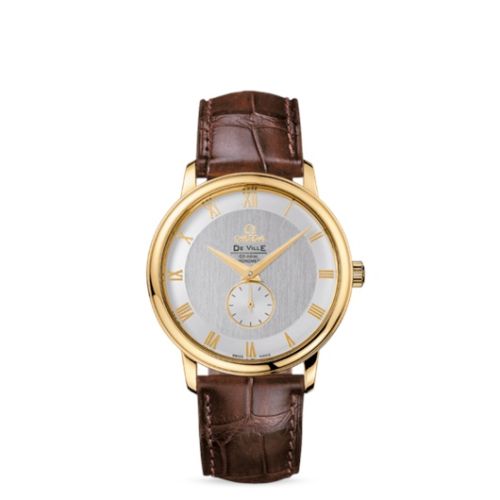 Omega De Ville Prestige Co-Axial 39 Small Seconds Yellow Gold / Silver 4613.30.02