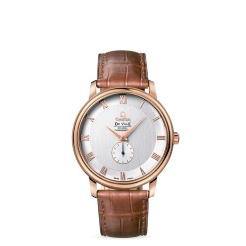 Omega De Ville Prestige Co-Axial 39 Small Seconds Red Gold / Silver 4614.30.02