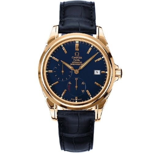 Omega De Ville Co-Axial 38.7 Power Reserve Yellow Gold / Blue 4632.80.33