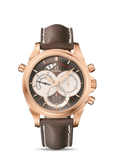Omega De Ville Co-Axial 41 Chronoscope Rattrapante Red Gold / Brown 4648.60.37
