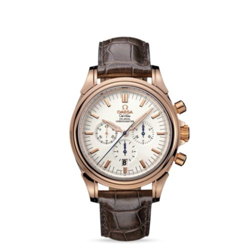 Omega De Ville Co-Axial 41 Chronograph Red Gold / Silver 4650.20.32